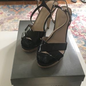 Franco Sarto Patent Leather Sandal